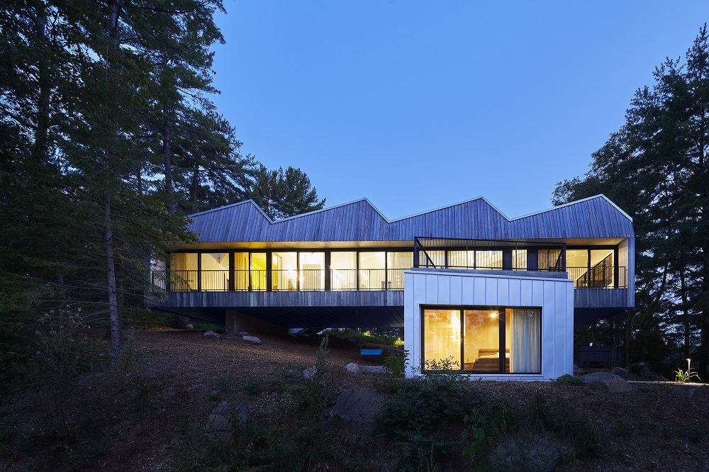The efficient holiday home is also called a Sky House.